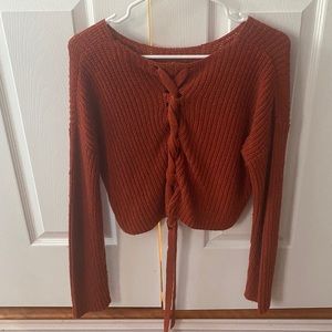 Red/orange sweater